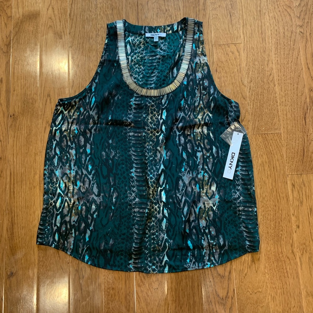 DKNY sleeveless blouse